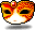 Red Mardi Gras Mask