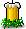 Hanukkah Yellow Candle