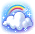 Sparkly Rainbow Cape