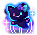Dark Furrytail Guardian Cat
