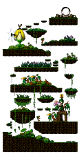 Dungeon: Swampy Land in a Deep Forest