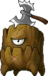 Swollen Axe Stump